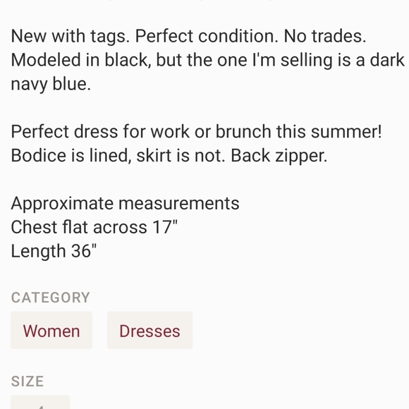 Theory Raneid Navy Blue Shift Dress - Picture 6 of 6